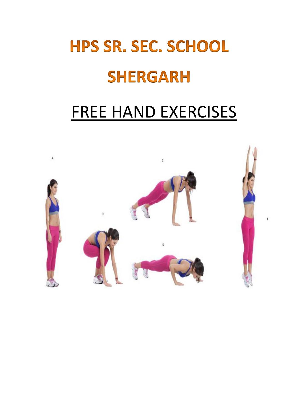 free hand exercise