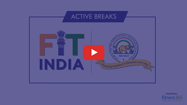 Fit India Active Breaks for CISCE | Fit India